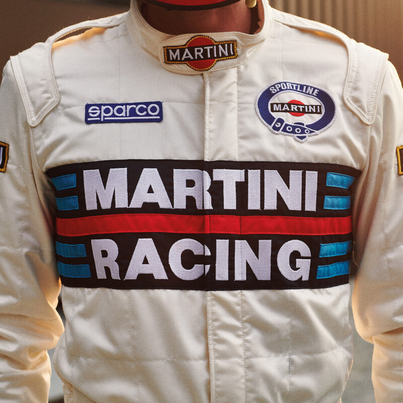 Sparco R567 Martini Racing Replica Suit, White (FIA 8856-2018)