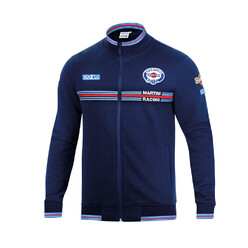 Sparco Martini Racing Full Zip Sweatshirt, Blue