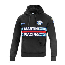 Sparco Martini Racing Replica Hoodie, Black
