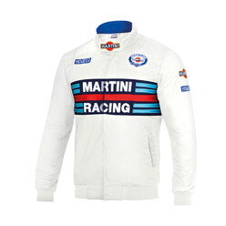 Sparco Martini Racing Replica Bomber Jacket, White