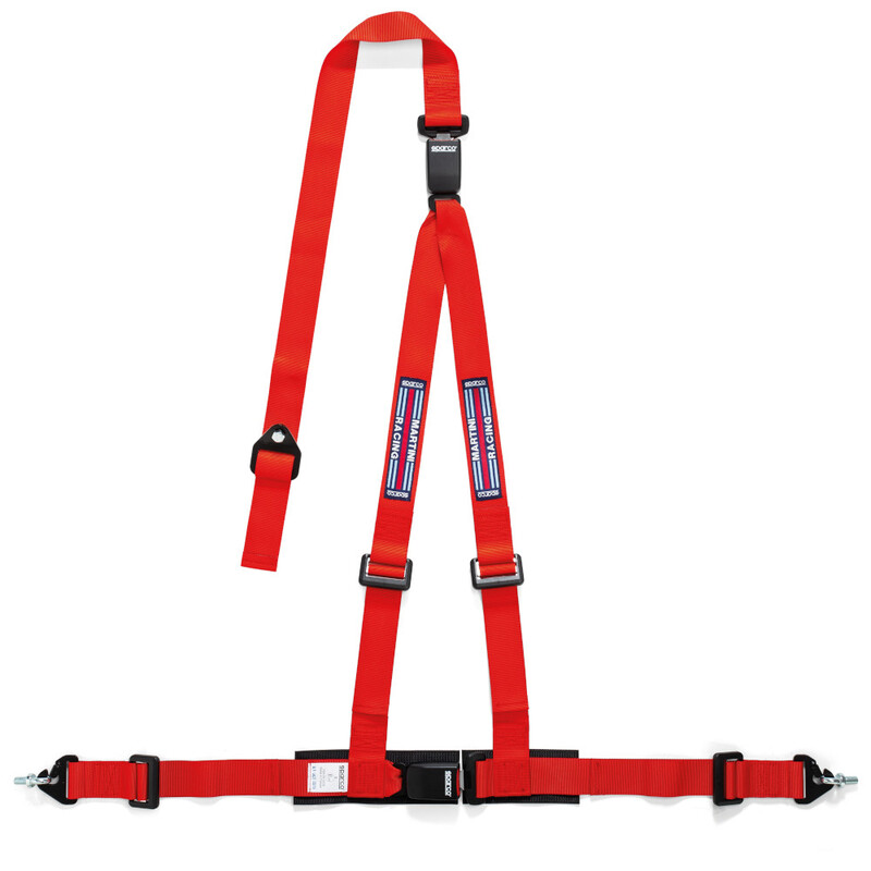Sparco Martini Racing 3 Points Harness - ECE Road Approved