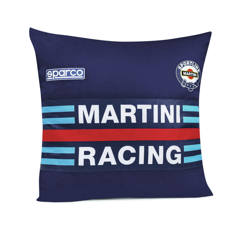 Sparco Martini Racing Replica Throw Pillow