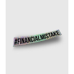HardTuned Financial Mistake Glitter Sticker