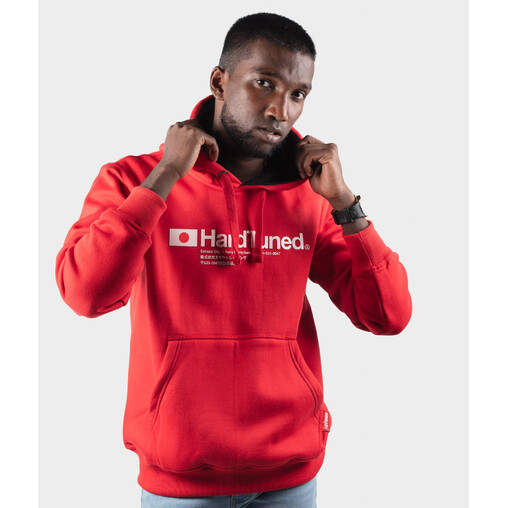 Red shop essentials hoodie