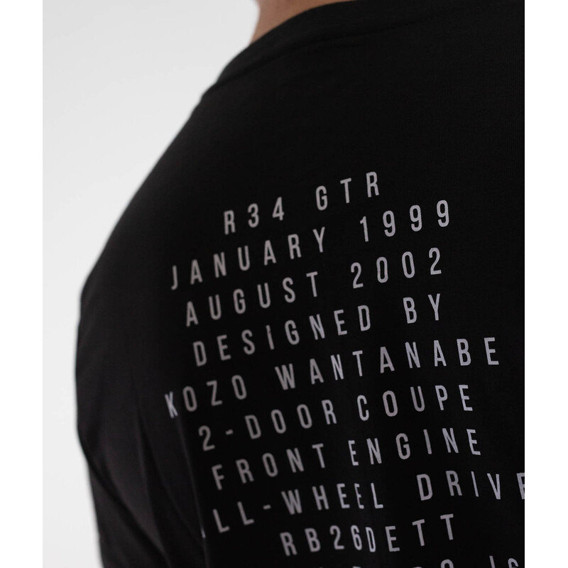 HardTuned Nissan Skyline R34 Split T-Shirt - Size S