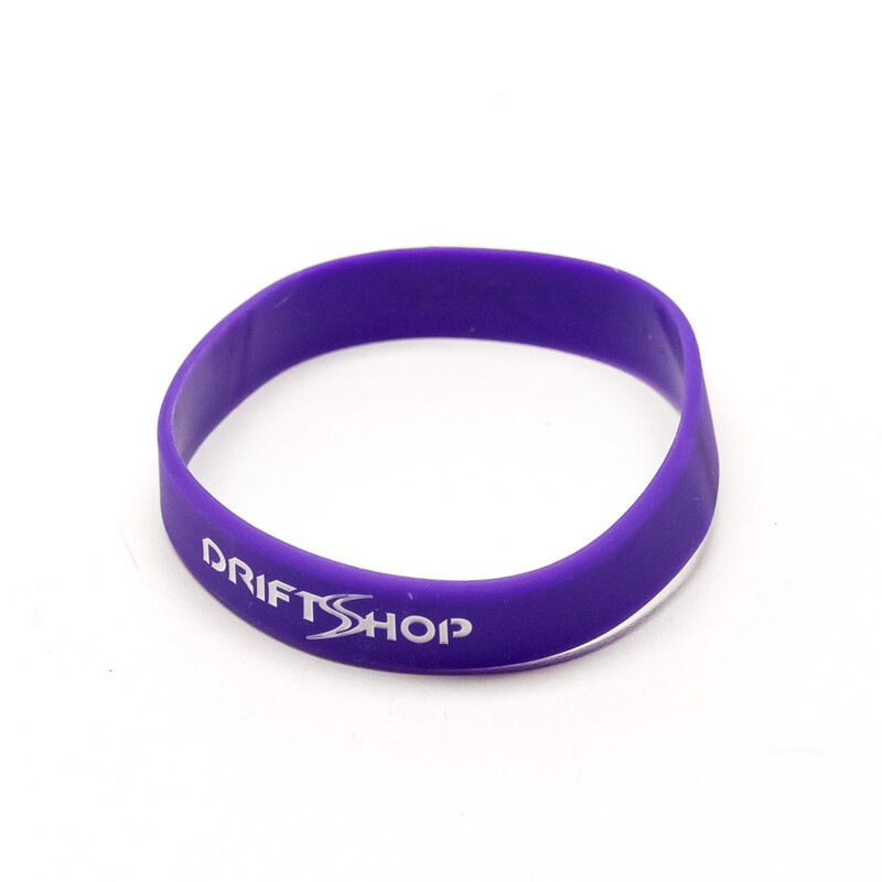 Purple silicone bracelet sale
