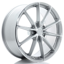 Japan Racing JR-37 Extreme Concave 21x10" (5 hole custom PCD) ET10-64, Machined Silver