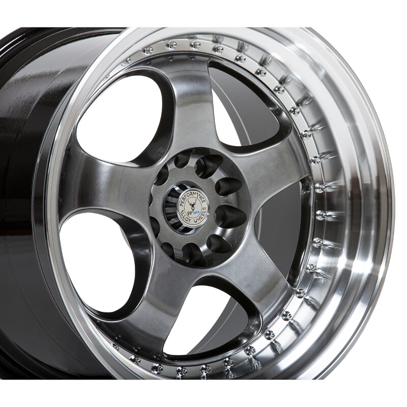 59°North D-002 18x10.5" 5x114.3/120 ET15, Hyper Black