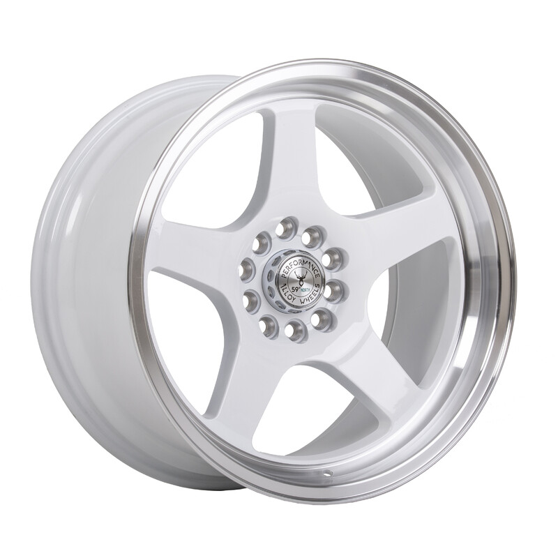 59°North D-004 18x9.5" 5x114.3/120 ET20, White