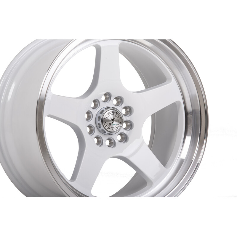 59°North D-004 18x9.5" 5x114.3/120 ET20, White