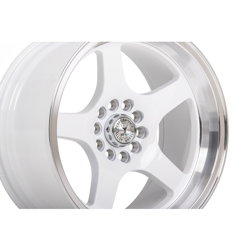 59°North D-004 17x8.5" 5x100/108 ET10, White