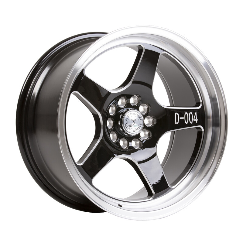 59°North D-004 18x9.5" 5x114.3/120 ET20, Gloss Black