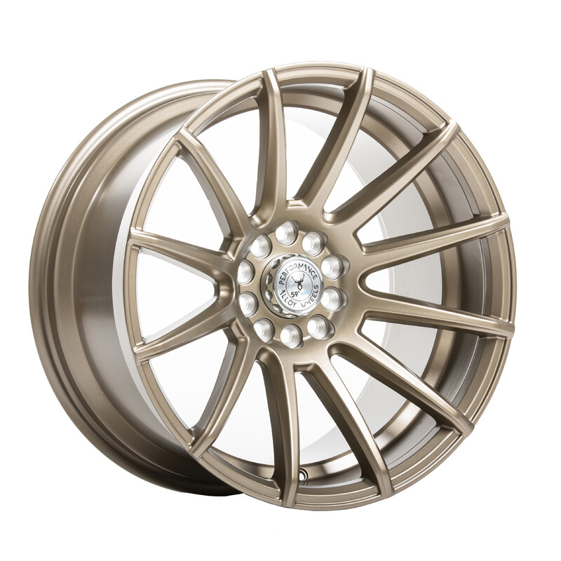 59°North D-005 18x9.5" 5x114.3/120 ET20, Bronze