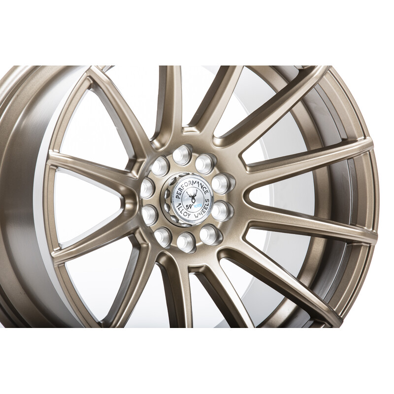 59°North D-005 18x9.5" 5x114.3/120 ET20, Bronze
