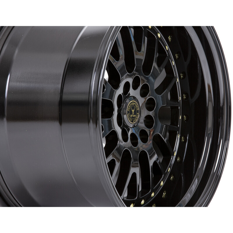 59°North D-003 18x11" 5x114.3/120 ET15, Gloss Black
