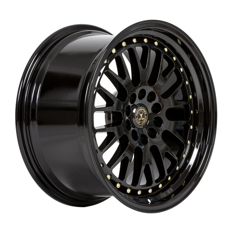 59°North D-003 18x9.5" 5x114.3/120 ET20, Gloss Black