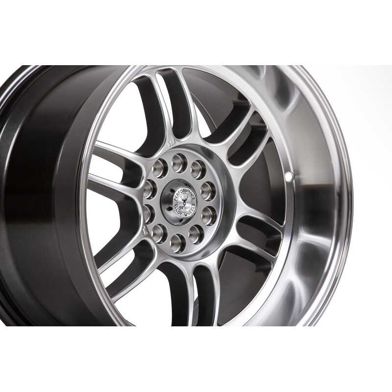59°North D-006 18x10.5" 5x114.3/120 ET15, Hyper Black