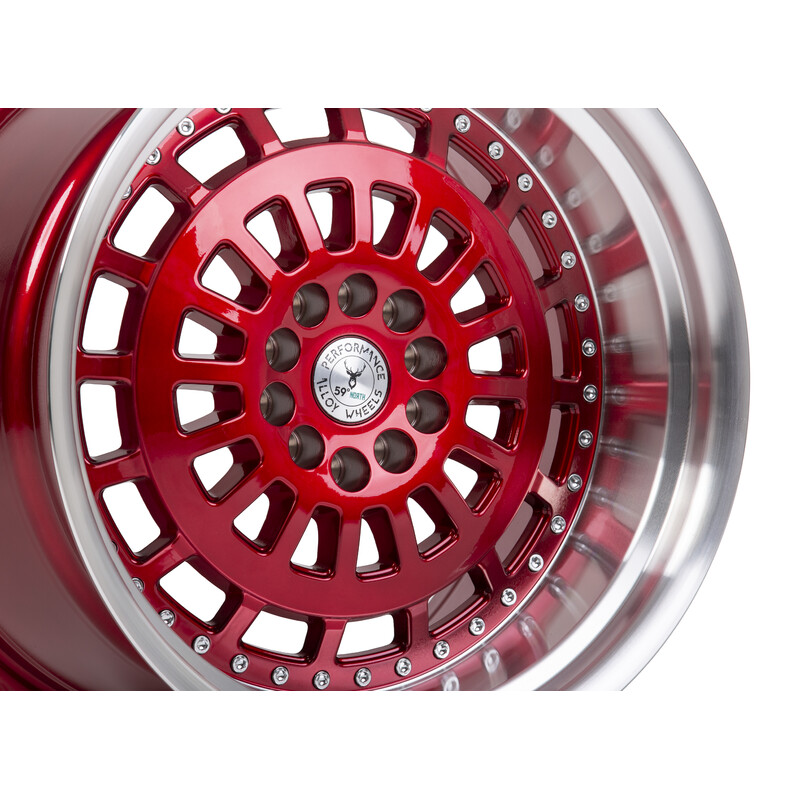 59°North D-007 19x11" 5x114.3/120 ET20, Red