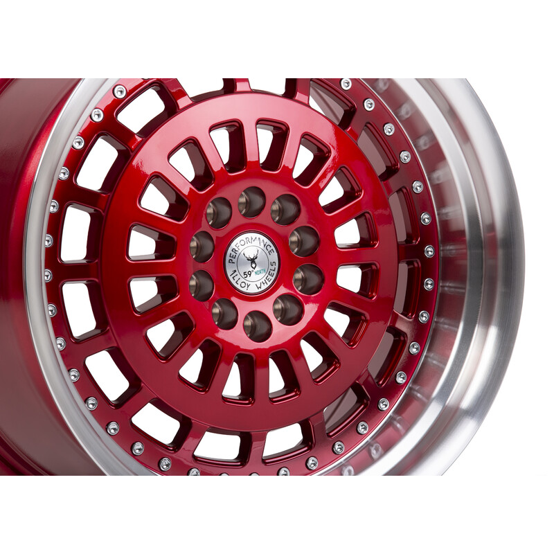 59°North D-007 19x9.5" 5x114.3/120 ET25, Red
