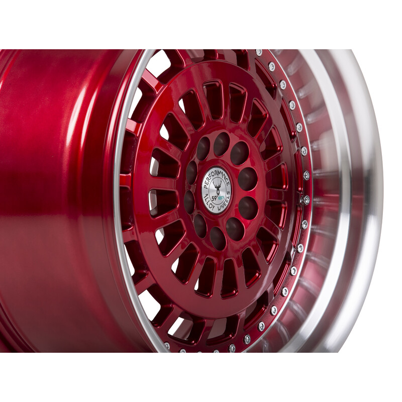 59°North D-007 19x9.5" 5x114.3/120 ET25, Red