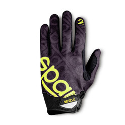 Sparco Meca-3 Mechanics Gloves - Black & Fluorescent Yellow