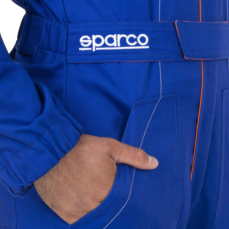 Sparco MS-4 Mechanics Suit, Blue