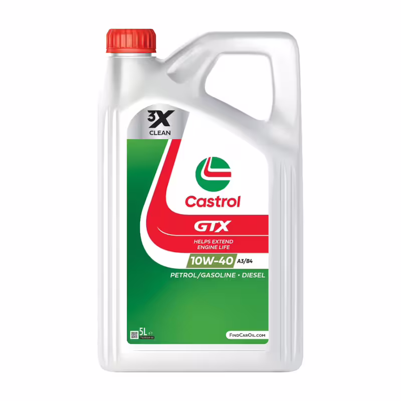 Castrol GTX Ultraclean 10W40 Engine Oil (5L)