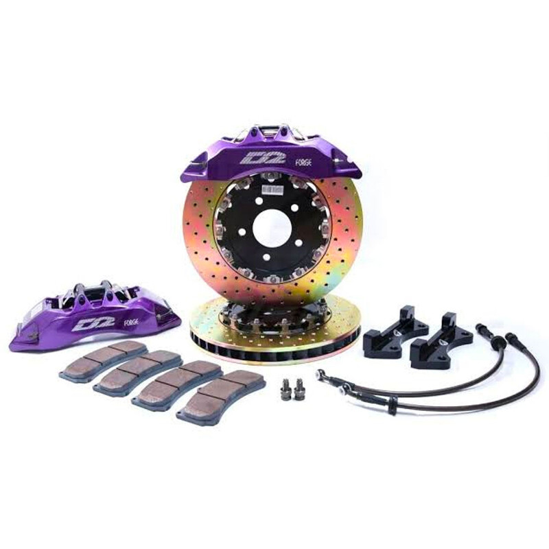 D2 Racing Big Brake Kits - Front : 4 to 8-Pot, 286 to 444 mm