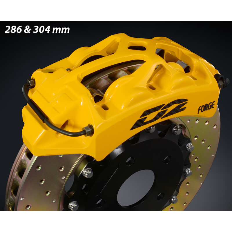 D2 Racing Big Brake Kits - Rear : 4 to 8-Pot, 330 to 421 mm