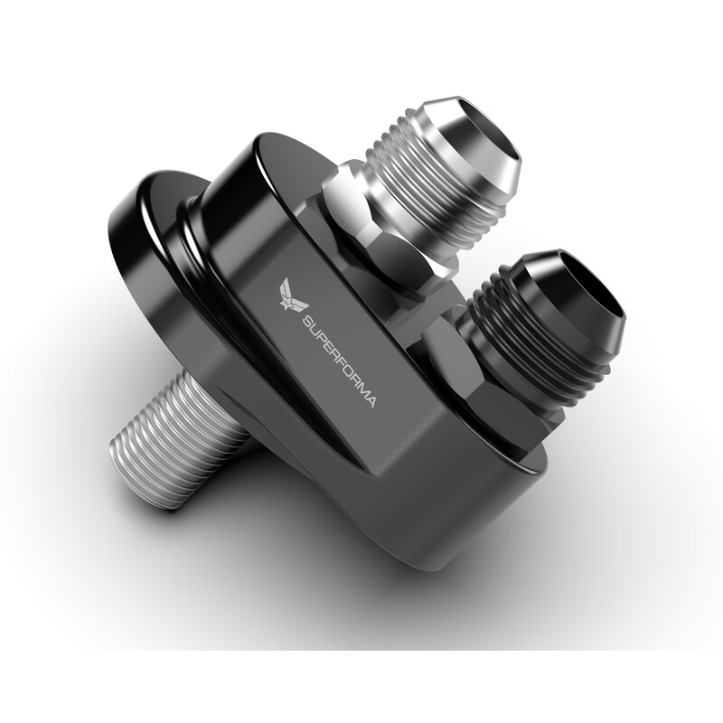 Oil Block Adapter for Toyota 1JZ & 2JZ Available from