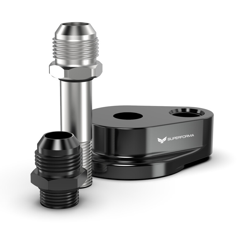 Oil Block Adapter for Toyota 1JZ & 2JZ Available from