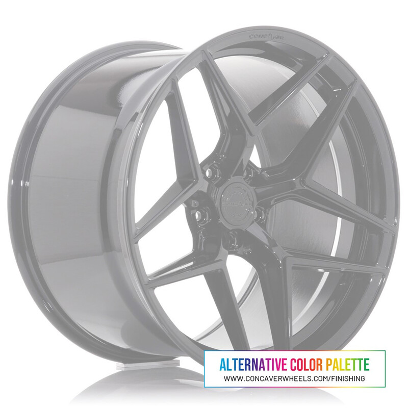 Concaver CVR2 22x9.5" (5 hole custom PCD) ET14-60, Custom Finish