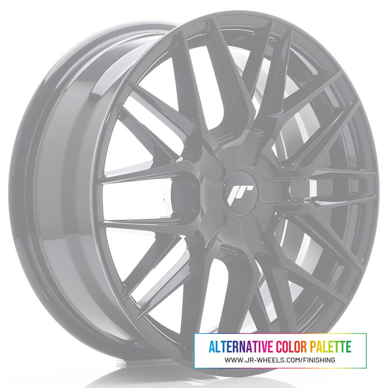 Japan Racing JR-28 17x7" (4 & 5 hole custom PCD) ET20-45, Custom Finish