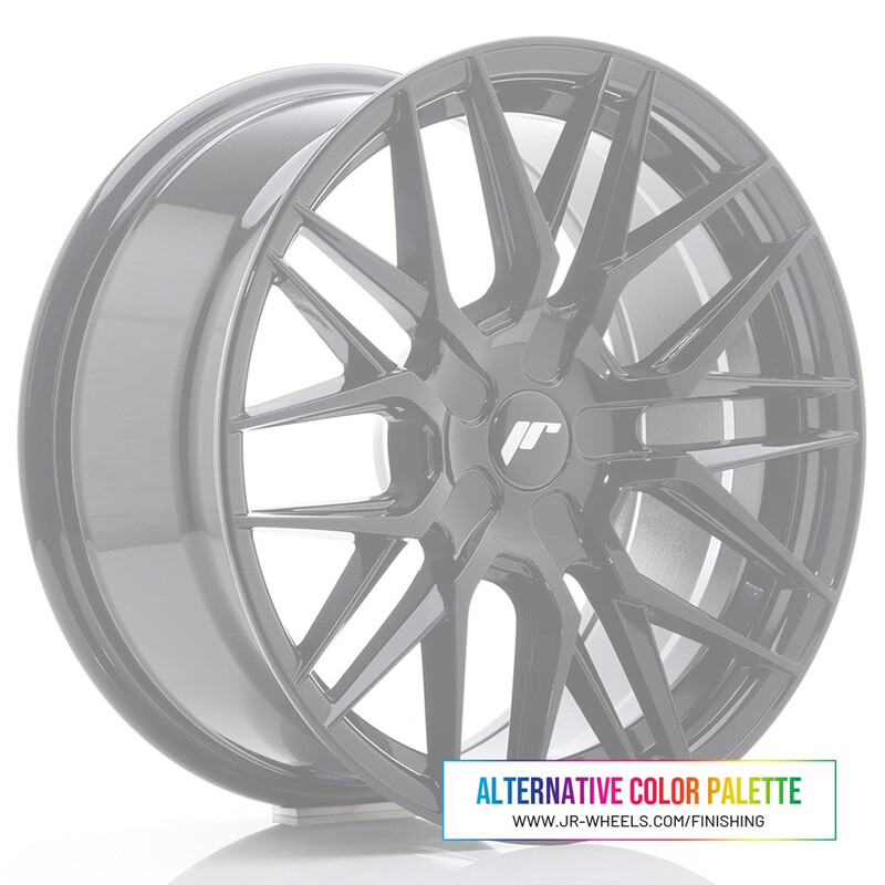 Japan Racing JR-28 17x8" (4 & 5 hole custom PCD) ET25-40, Custom Finish