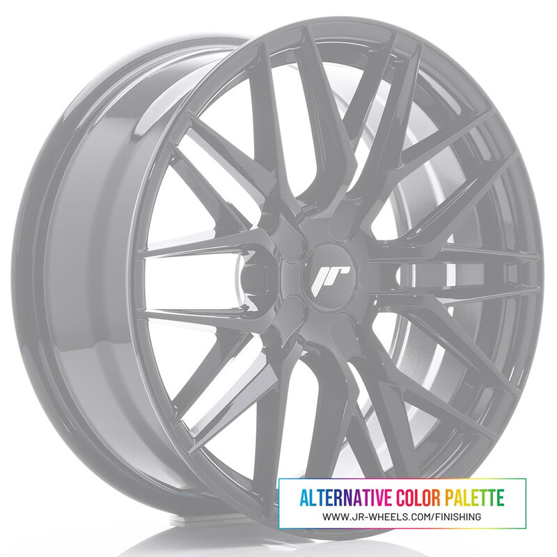 Japan Racing JR-28 18x7.5" (4 & 5 hole custom PCD) ET20-40, Custom Finish