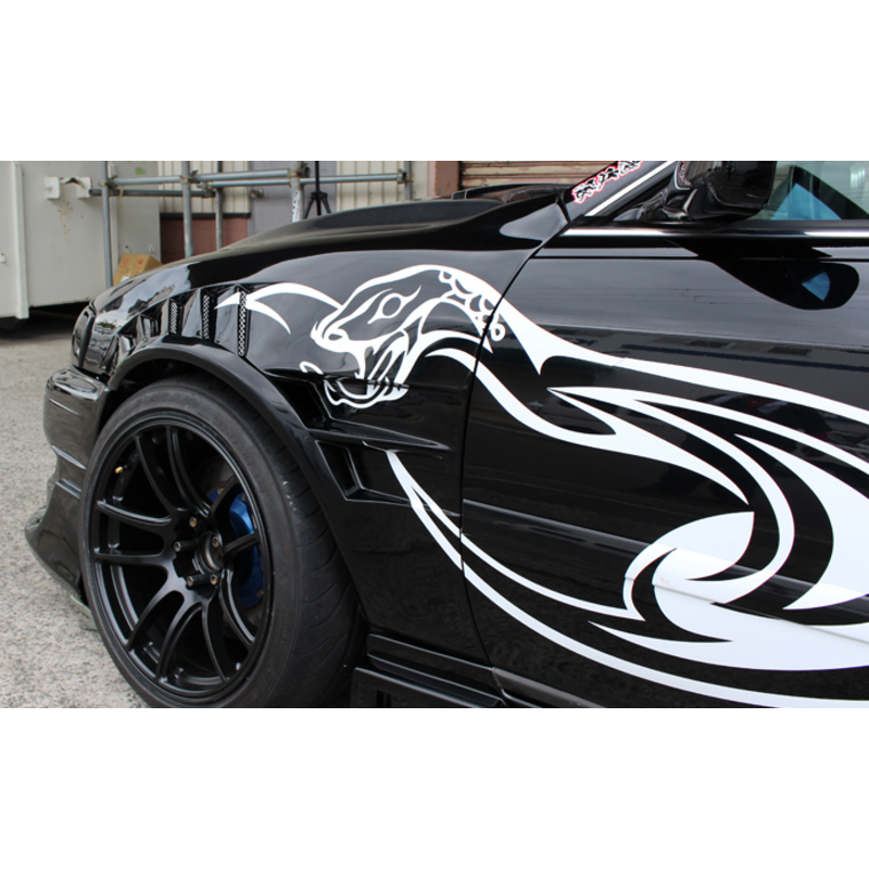 Origin Labo +55mm "Shark" Vented Front Fenders for Toyota Chaser JZX100