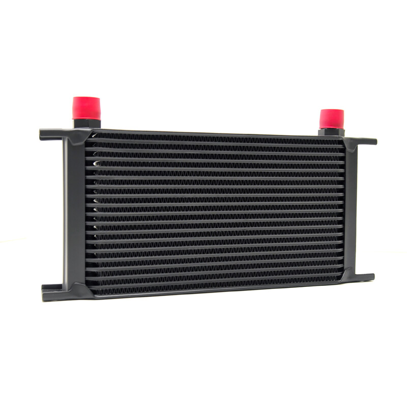 Universal Oil Cooler - 19 Row - Black