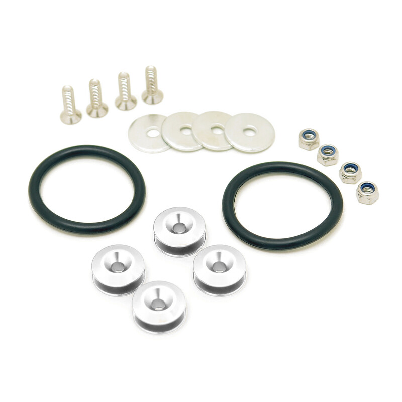 Universal Bumper Quick Release Kit, Silver