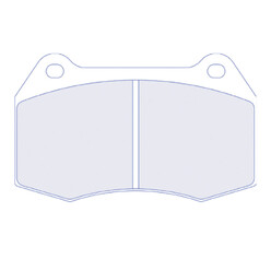 CL Brakes RC6 Front Brake Pads for Nissan 350Z (Brembo)
