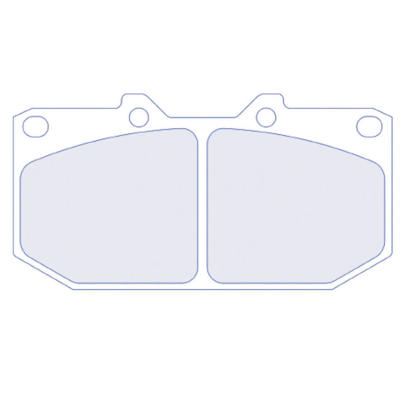 CL Brakes RC8 Front Brake Pads for Nissan 300ZX Z32