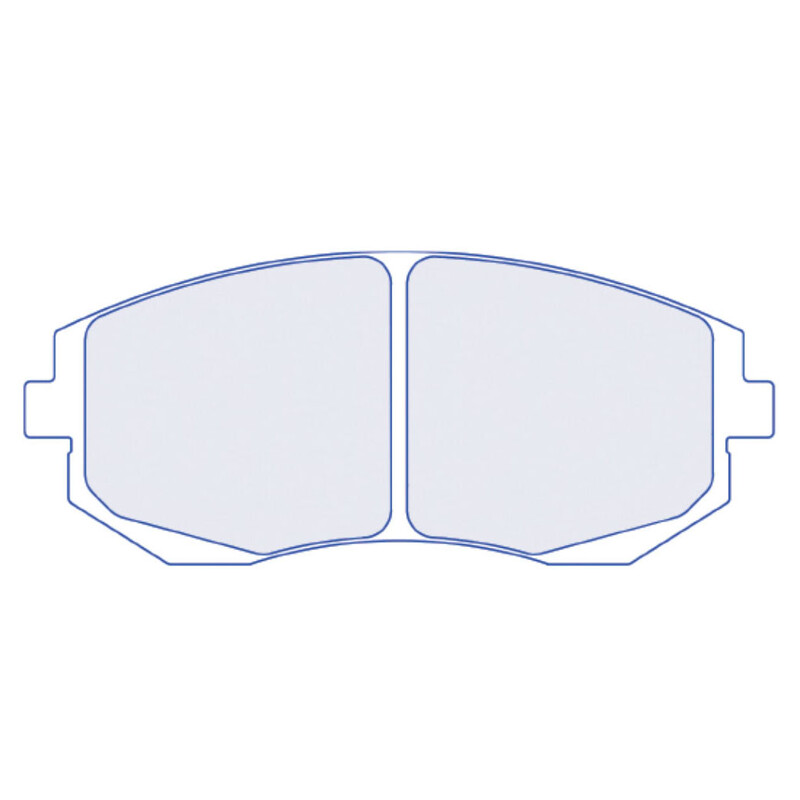 CL Brakes RC5+ Front Brake Pads for Subaru Impreza WRX STI 2.5 AWD GH / GR / GV (300 hp)
