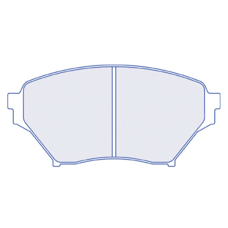 CL Brakes RC6 Front Brake Pads for Mazda MX-5 NB FL 