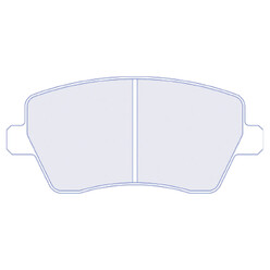 CL Brakes RC6 Front Brake Pads for Suzuki Swift Sport 125 hp