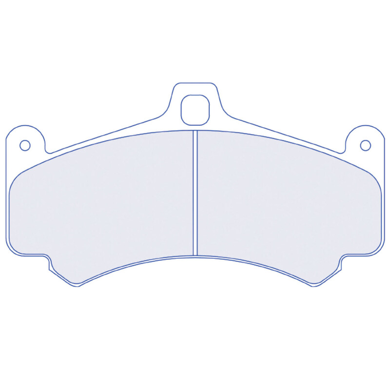 CL Brakes RC6 Front Brake Pads for Porsche 997 GT3 / RS