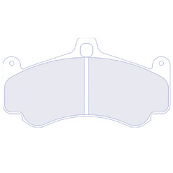 CL Brakes RC6 Front Brake Pads for Porsche 997 GT2