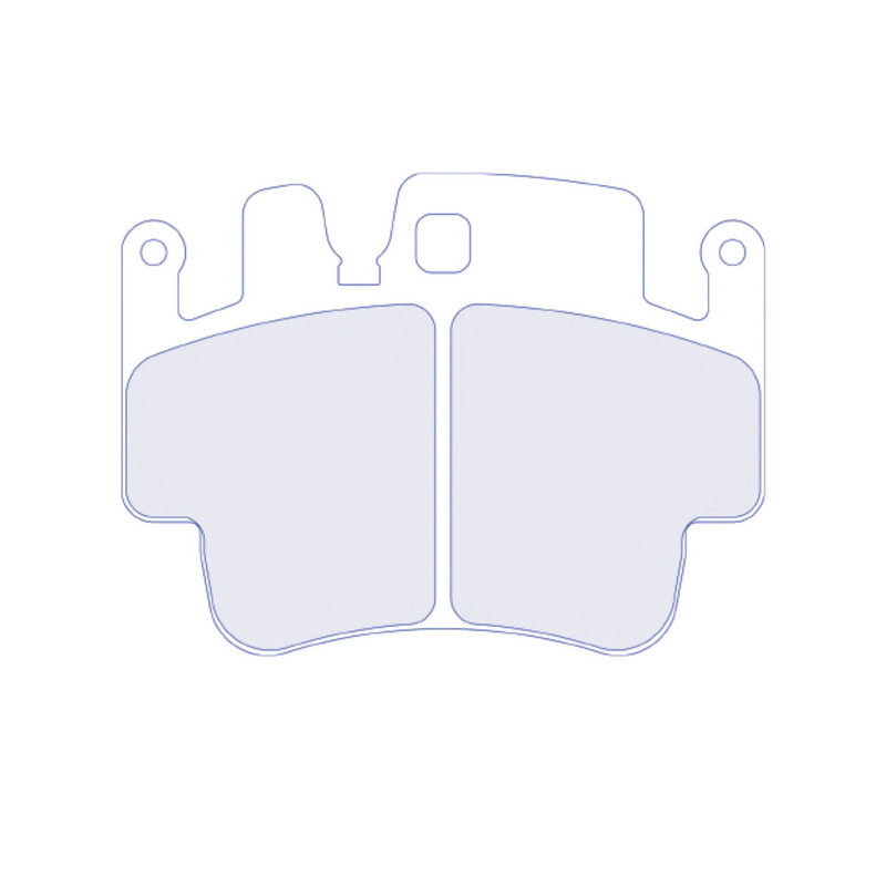 CL Brakes RC5+ Front Brake Pads for Porsche 986 Boxster S
