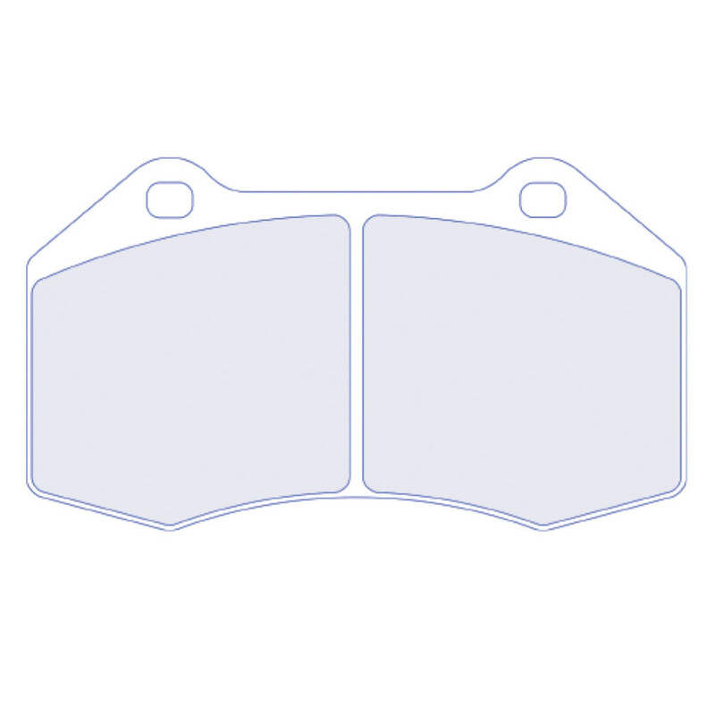 CL Brakes RC8-R Front Brake Pads for Renault Clio III RS