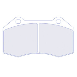 CL Brakes RC5+ Front Brake Pads for Renault Clio III Cup