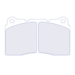 CL Brakes RC6 Front Brake Pads for Renault Megane III RS 