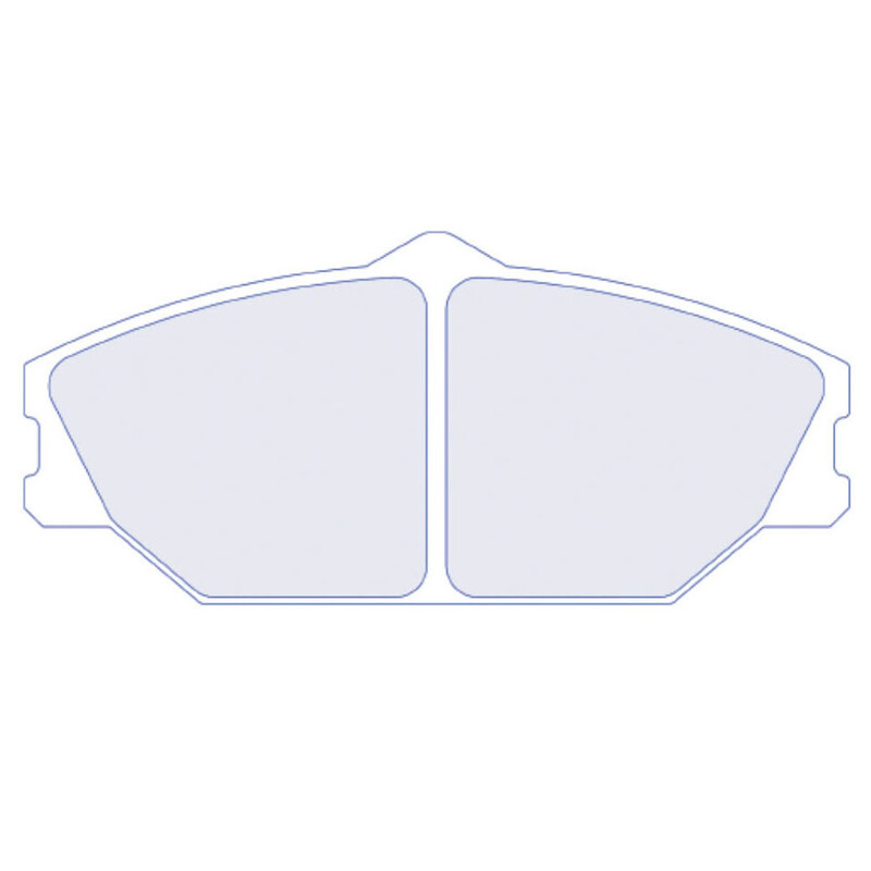 CL Brakes RC8-R Front Brake Pads for Renault Clio II RS